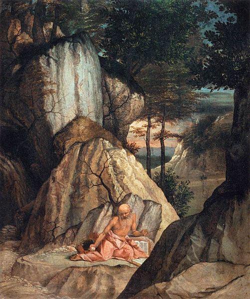 Lorenzo Lotto Penitent St Jerome China oil painting art